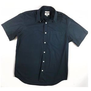 Men’s Old Navy Dark Navy Short Sleeve Dress Shirt